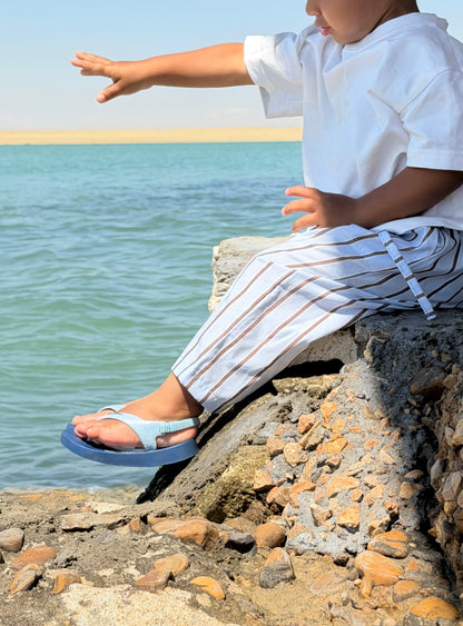 Mist Striped Pants