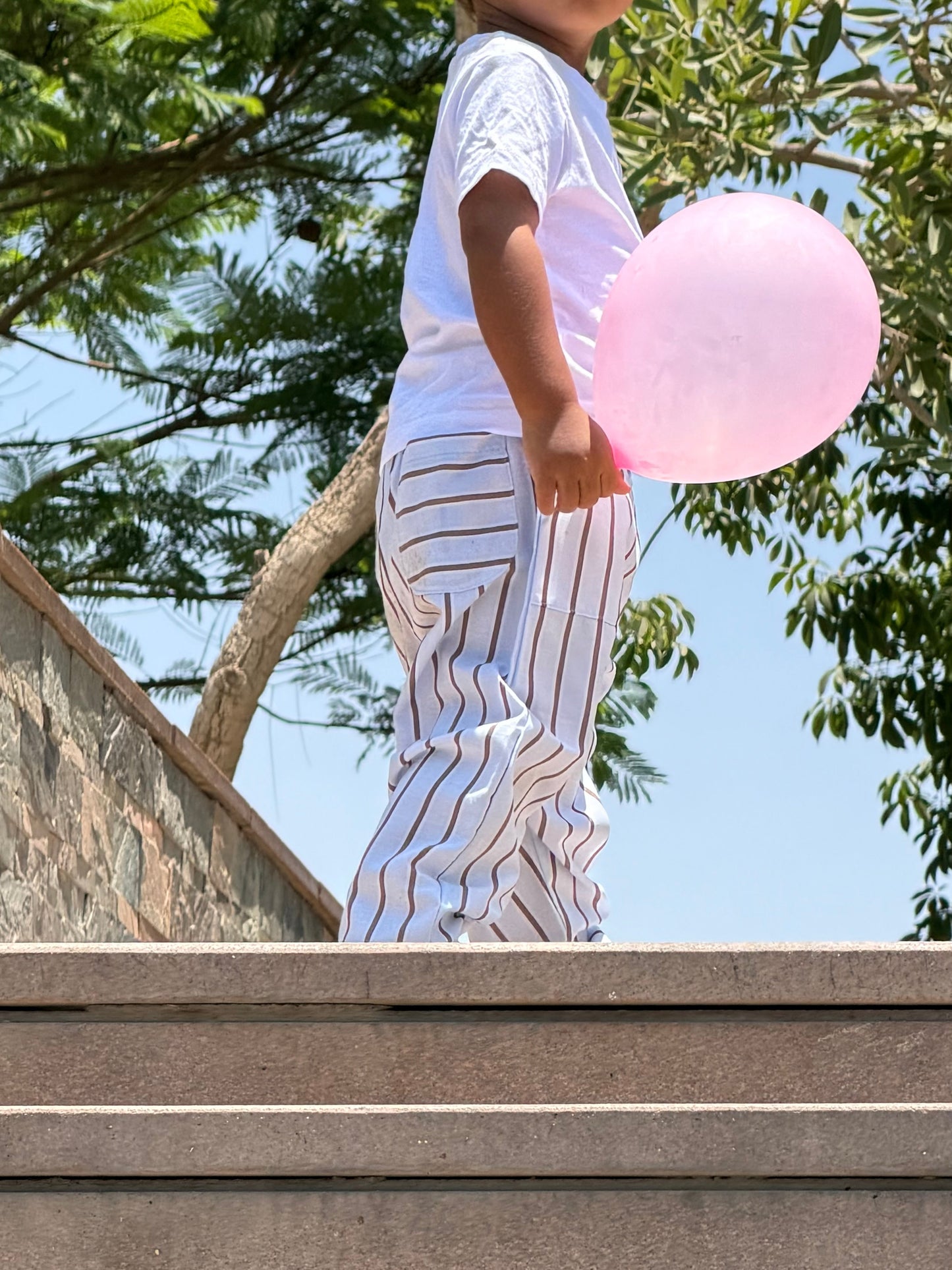 Mist Striped Pants