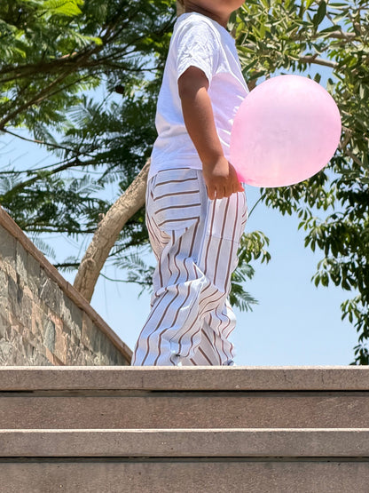 Mist Striped Pants