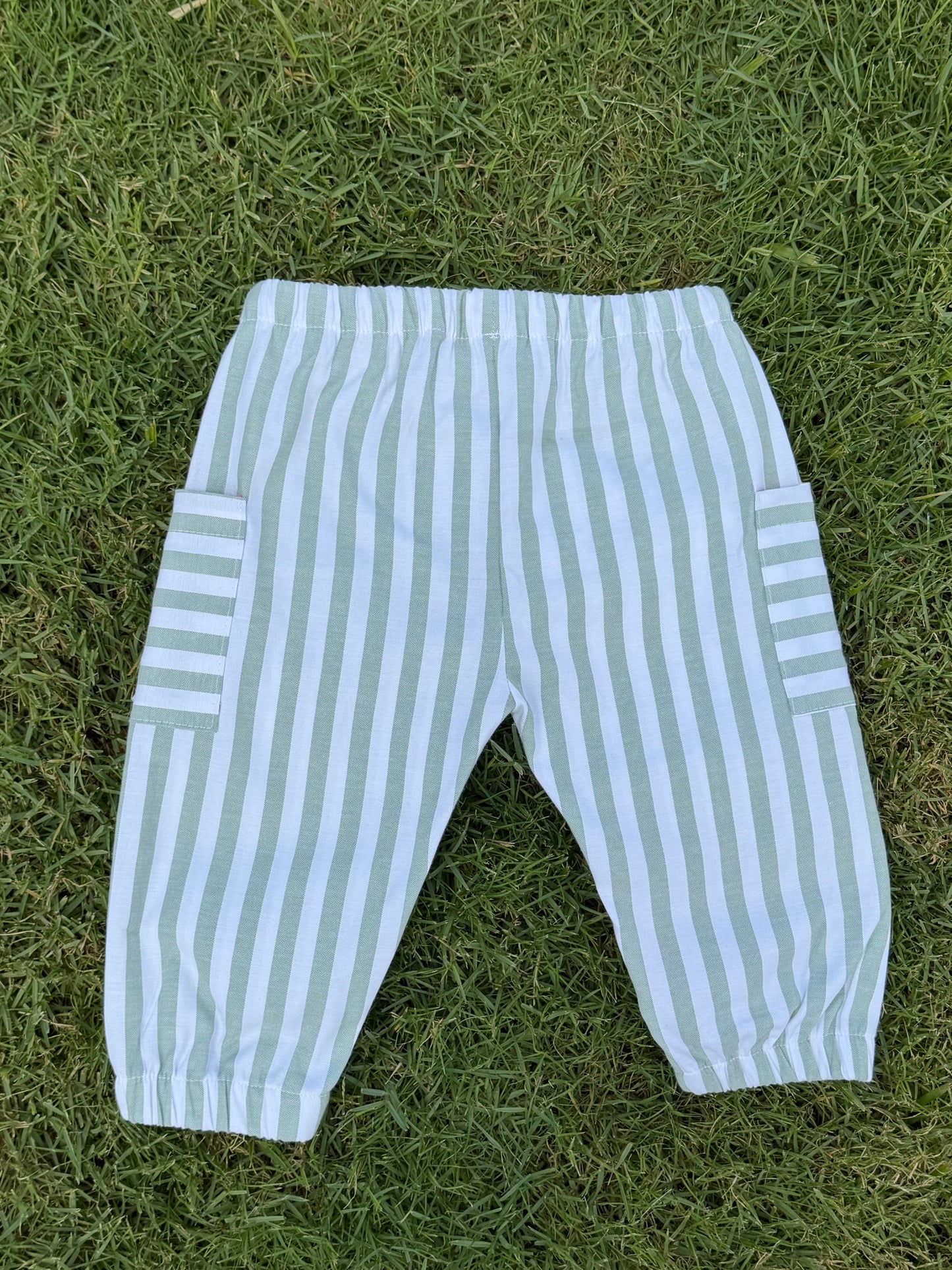 Olive Striped Cargo