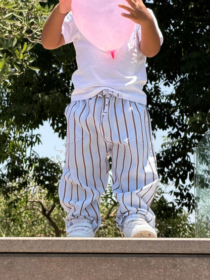 Mist Striped Pants